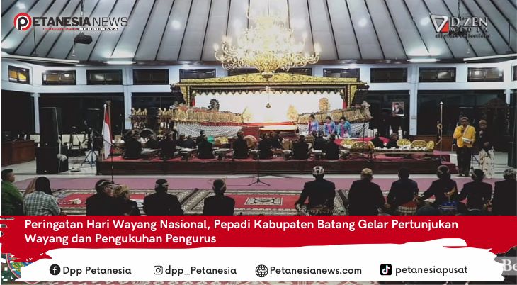 Peringatan Hari Wayang Nasional, Pepadi Kabupaten Batang Gelar Pertunjukan Wayang dan Pengukuhan Pengurus