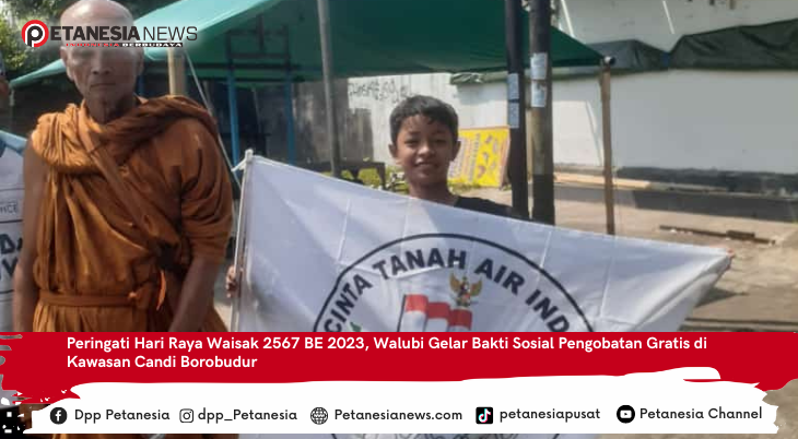 Peringati Hari Raya Waisak 2567 BE 2023, Walubi Gelar Bakti Sosial Pengobatan Gratis di Kawasan Candi Borobudur