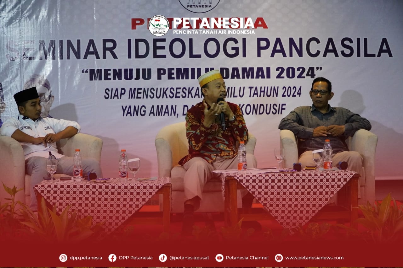 Petanesia Gelar Seminar Ideologi Pancasila Bertajuk Menuju Pemilu Damai 2024